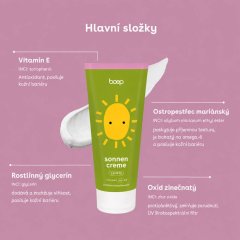 Přírodní opalovací krém pro celou rodinu spf 30 Boep 200ml