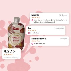Sprchový gél peeling 300 ml, hodnotenia zákazníkov