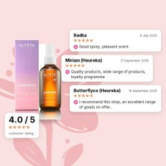 Hydrating floral tonic Luminous Rose Alteya Organics 120ml, customer ratings