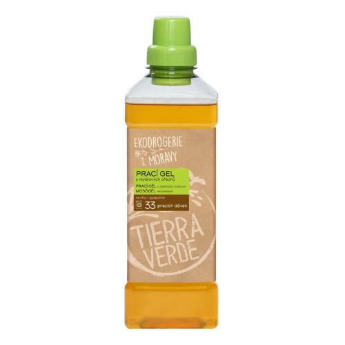 Prací gél z mydlových orechov na vlnu a funkčný textil z merino vlny Tierra Verde 1L