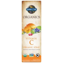 Vitamín C v spreji Organic s príchuťou pomaranča a mandarínky Garden of Life 58ml