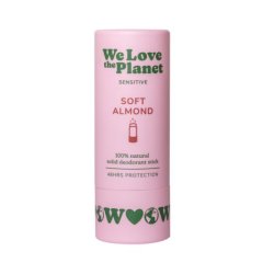 Prírodný tuhý dezodorant Soft Almond Sensitive We love the planet 40g Prírodný tuhý dezodorant Soft Almond Sensitive We love the planet 40g