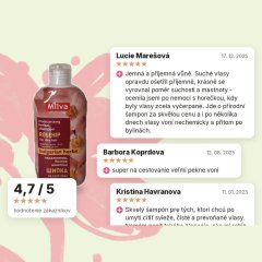 Šampón šípka 200ml, hodnotenia zákazníkov