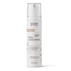 Minerálny opaľovací krém na tvár Light&Dry SPF40 Wooden Spoon 100ml
