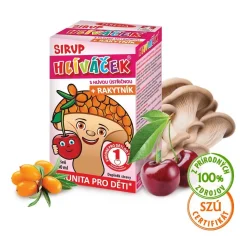 Hliviačik sirup s hlivou a rakytníkom - višňa TEREZIA 100 ml