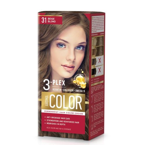 Farba do włosów - beżowy blond nr. 31 Aroma Color