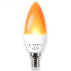 LED Orange Glühbirne E14 ohne Blauanteil für besseren Schlaf Lunesto