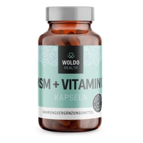 MSM + Vitamin C Woldo 180 kapslí