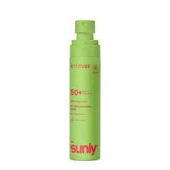 Children's mineral sunscreen spray ATTITUDE Sunly SPF 50+ with melon and coconut scent 75 ml
