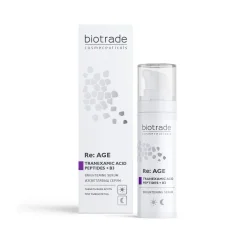 Rozjasňující pleťové sérum s 5% kyselinou tranexamovou, 5% niacinamidem a peptidy Age Brightening Biotrade 30ml