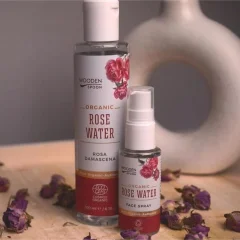 Rosenwasser für die Haut aus Damaszener Rose im Spray Wooden Spoon 50ml