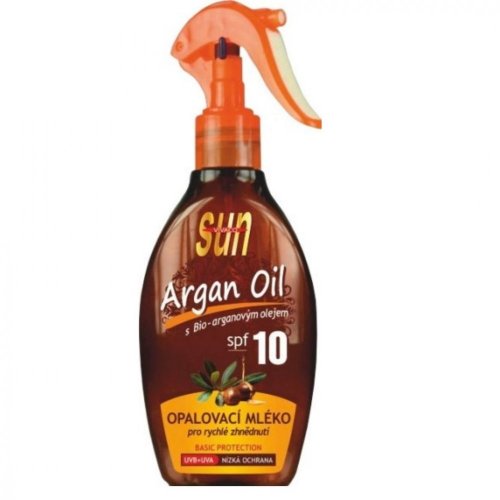 Opaľovacie mlieko SUN Argan oil SPF 10 Vivaco 200ml