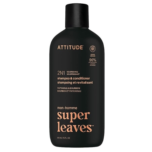 Šampón a kondicionér 2v1 Pačuli&Bourbon Attitude 415ml