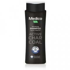 Przeciwłupieżowy szampon detoksykujący z węglem aktywnym Medico SOS 390ml