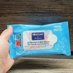 Yoghurt of Bulgaria Hidratált antibakteriális kéztörlő 15db