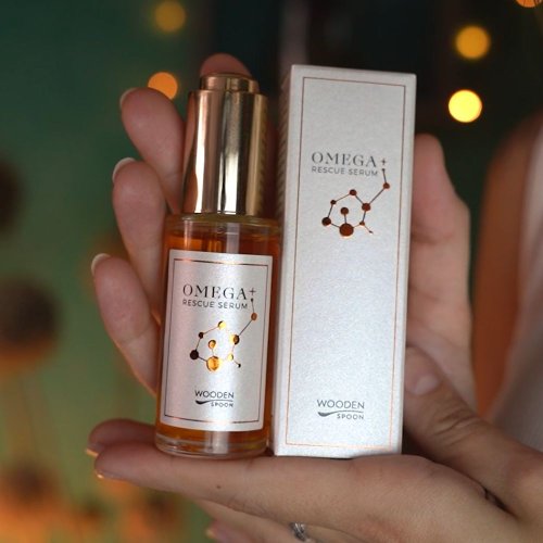 Nočné pleťové olejové sérum Omega+ Wooden Spoon 4ml