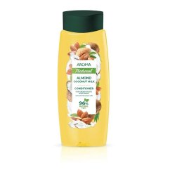 Kondicionér na mastné korienky a suché končeky Mandľa a kokosové mlieko Aroma 400 ml Kondicionér na mastné korienky a suché končeky Mandľa a kokosové mlieko Aroma 400 ml
