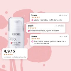 Nočná krémová maska na pleť s 0,3% retinolom Biotrade 50ml, hodnotenia zákazníkov Nočná krémová maska na pleť s 0,3% retinolom Biotrade 50ml, hodnotenia zákazníkov