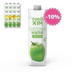XL-Packung - Kokoswasser 100 % Pure COCOXIM 12x1000 ml