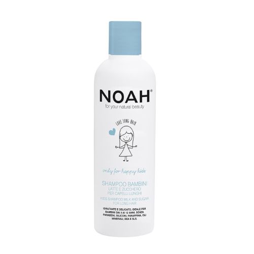Detský šampón pre dlhé vlasy - Kids Shampoo for long hair Milk&Sugar - Noah 250 ml