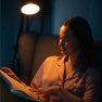 LED Oranžová žiarovka E14 bez modrej zložky na lepší spánok Lunesto