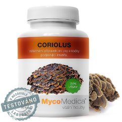 Coriolus in optimaler Konzentration MycoMedica 90 pflanzliche Kapseln