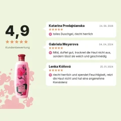 Duschgel mit Rosenwasser Rose of Bulgaria 330 ml, Kundenbewertung Duschgel mit Rosenwasser Rose of Bulgaria 330 ml, Kundenbewertung