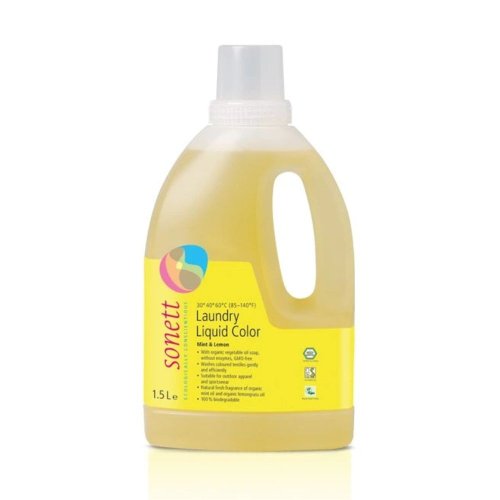 Sonett Mint & Lemon COLOR Liquid Laundry Detergent 1.5L