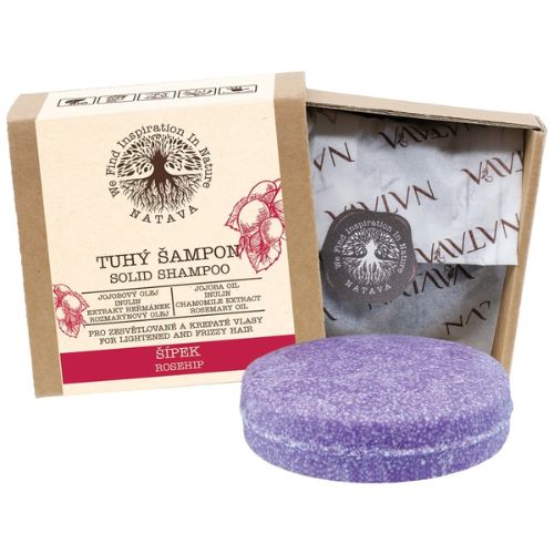 Tuhý šampon na krepité vlasy Šipka Natava 85g