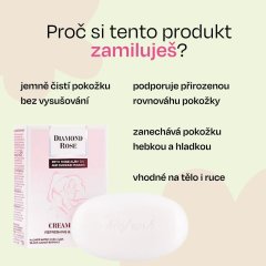 Krémové mýdlo Diamond Rose Biofresh 100 g
