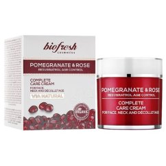 Przeciwstarzeniowy pielęgnacyjny krem do twarzy, szyi i dekoltu Pomegranate & Rose 200ml
