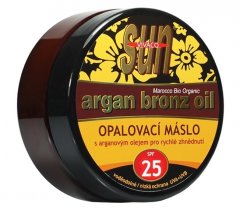 Opalovací máslo s arganovým olejem pro rychlé zhnědnutí SPF 25 VIVACO 200 ml