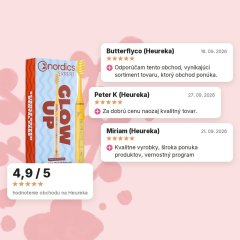 Sonická zubna kefka Žltá X010 Nordics Oral Care, hodnotenia zákazníkov