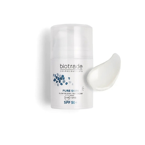 Denný rozjasňujúci krém s SPF 50+ Pure skin Biotrade 50ml