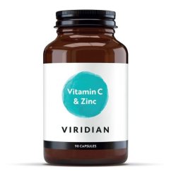 Vitamin C 500mg + zinek Viridian 90 kapslí