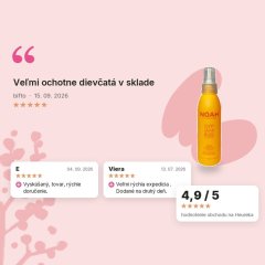 Rozjasňujúci a vyživujúci sprej s vitamínom B5 Noah 125ml, hodnotenia zákazníkov Rozjasňujúci a vyživujúci sprej s vitamínom B5 Noah 125ml, hodnotenia zákazníkov