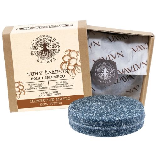 Szampon w kostce do ​​włosów masło Shea Natava 85g