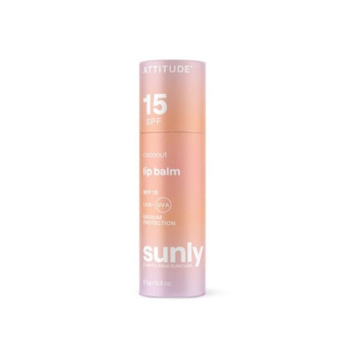 100% mineralny balsam ochronny do ust ATTITUDE (SPF 15) o zapachu kokosa 8,5g
