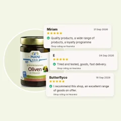 Organic Kalamata and green olives in olive oil MANI 280g
