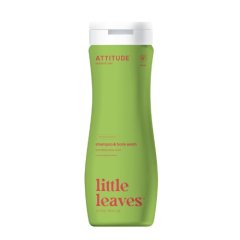 Little leaves Dětské tělové mýdlo a šampon ( 2v1) s vůní melounu a kokosu Attitude 473ml