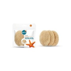 Naturalny krążek peelingujący do kąpieli z gąbki roślinnej Balmy 3 szt Naturalny krążek peelingujący do kąpieli z gąbki roślinnej Balmy 3 szt