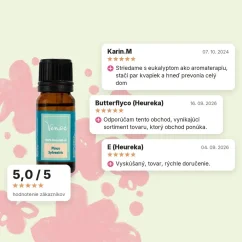 Esenciálny olej Borovica Venoc 10ml, hodnotenia zákazníkov
