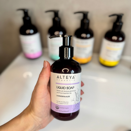 Tekuté mydlo Levanduľa a Aloe Alteya Organics 500 ml