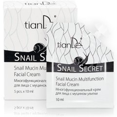 Multifunkčný krém na tvár s mucínom slimáka TianDe 5x10 ml