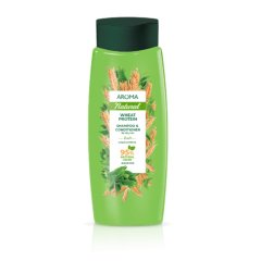 Šampon a kondicionér 2 v 1 na suché vlasy Pšeničný protein Aroma 400 ml Šampon a kondicionér 2 v 1 na suché vlasy Pšeničný protein Aroma 400 ml