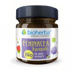 Miód pszczeli - echinacea + propolis Bioherba 280g