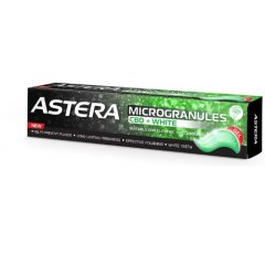 Gelová zubní pasta s mikrogranulemi proti plaku CBD+White Astera 75ml Gelová zubní pasta s mikrogranulemi proti plaku CBD+White Astera 75ml