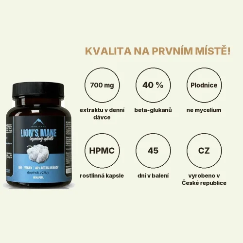 Lion´s mane Hrotlife 90 kapslí