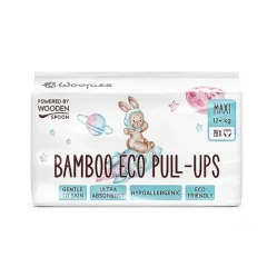 Woopies dziecięce EKO pieluchomajtki (12+kg) Pull-ups Wooden Spoon 28szt