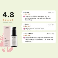 Sun protection serum SPF25 Bio Damascena Alteya Organics 50 ml, customer ratings Sun protection serum SPF25 Bio Damascena Alteya Organics 50 ml, customer ratings